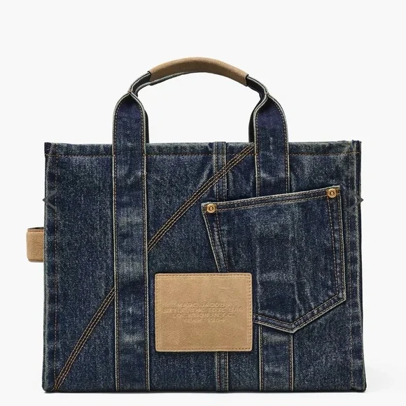 Marc Jacobs Suede Denim Medium Tote - Picture 3 of 10